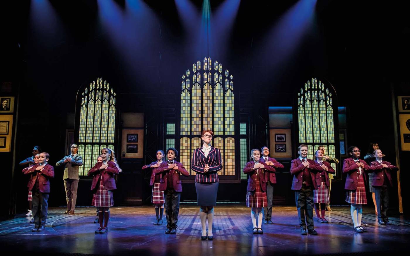 A scene from School Of Rock @ New London Theatre. Music by Andrew Lloyd Webber. Book by Julian Fellowes. Lyric by Glen Slater.
Directed by Laurence Connor.
(Taken 21-08-19)
�Tristram Kenton 08/19
(3 Raveley Street, LONDON NW5 2HX TEL 0207 267 5550  Mob 07973 617 355)email: tristram@tristramkenton.com