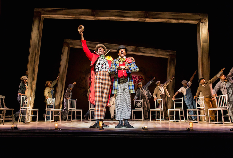 THE SCOTTSBORO BOYS by Kander and Ebb,         , Music and Lyrics – John Kander and Fred Ebb, Book – David Thompson, Director – Nigel West, Choreography -Susan Stroman, Set design – Beowulf Boritt, Costumes – Toni – Leslie James, Lighting – Ken Billington, The Garrick Theatre, London, 2014, Credit: Johan Persson/