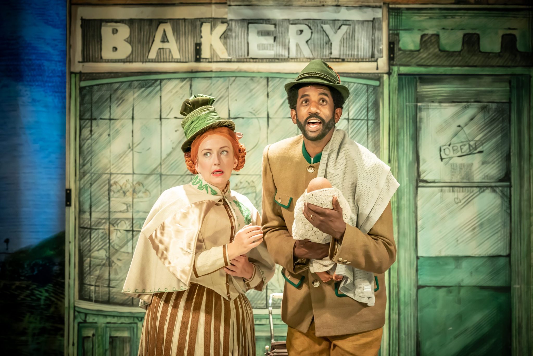 Into the Woods - Alex Young (Baker's Wife) and Rhashan Stone (Baker) - Photo Marc Brenner copy